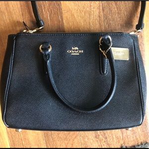 Black Coach Crossbody Purse